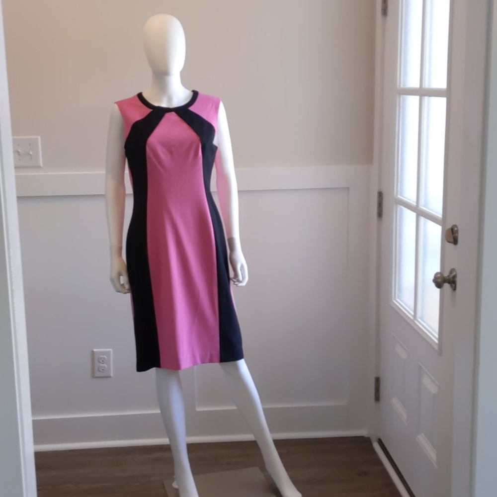 Nine West Color Block Sleeveless dress